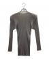 ISSEY MIYAKE (イッセイミヤケ) プリーツカットソー グレー サイズ:S：10000円