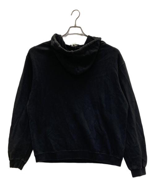 GUCCI（グッチ）GUCCI (グッチ) ロゴ刺繍パーカー ブラック サイズ:Ｍの古着・服飾アイテム