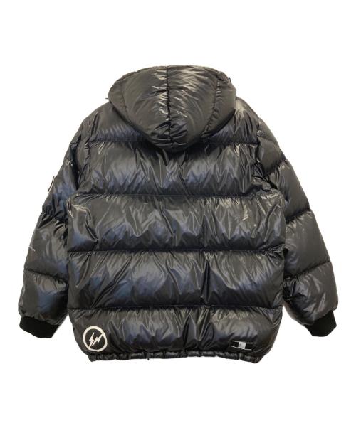 MONCLER（モンクレール）MONCLER (モンクレール) FRAGMENT DESIGN (フラグメントデザイン) ANTHEMダウンジャケット ブラック サイズ:2の古着・服飾アイテム