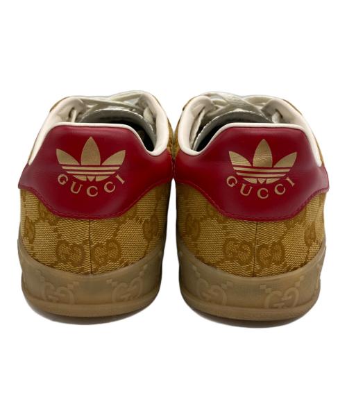 GUCCI（グッチ）GUCCI (グッチ) adidas (アディダス) スニーカー ブラウン サイズ:28の古着・服飾アイテム