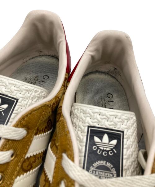 GUCCI（グッチ）GUCCI (グッチ) adidas (アディダス) スニーカー ブラウン サイズ:28の古着・服飾アイテム