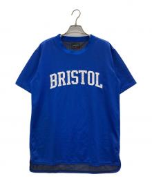 F.C.R.B.（エフシーレアルブリストル）の古着「ロゴメッシュTee」｜ブルー