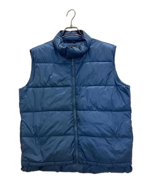 EMPORIO ARMANI（エンポリオ アルマーニ）EMPORIO ARMANI (エンポリオ アルマーニ) ダウンベスト ブルー サイズ:Sの古着・服飾アイテム