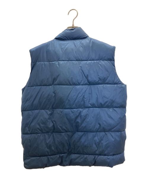 EMPORIO ARMANI（エンポリオ アルマーニ）EMPORIO ARMANI (エンポリオ アルマーニ) ダウンベスト ブルー サイズ:Sの古着・服飾アイテム