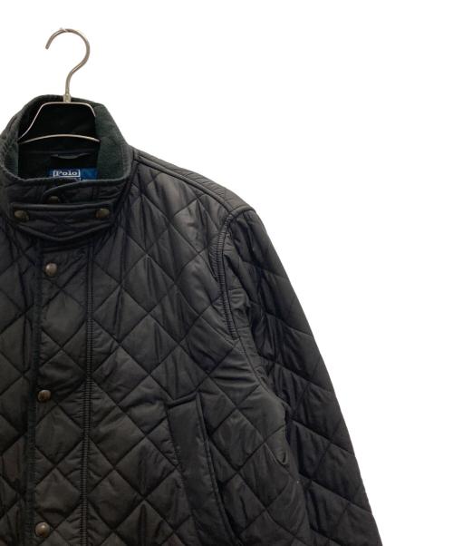 POLO RALPH LAUREN（ポロ・ラルフローレン）POLO RALPH LAUREN (ポロ・ラルフローレン) キルティングハンティングジャケット ブラック サイズ:Ｍの古着・服飾アイテム
