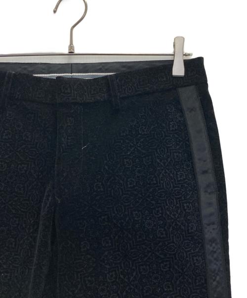 TORNADO MART（トルネードマート）TORNADO MART (トルネードマート) フロッキー加工フレアパンツ ブラック サイズ:Lの古着・服飾アイテム