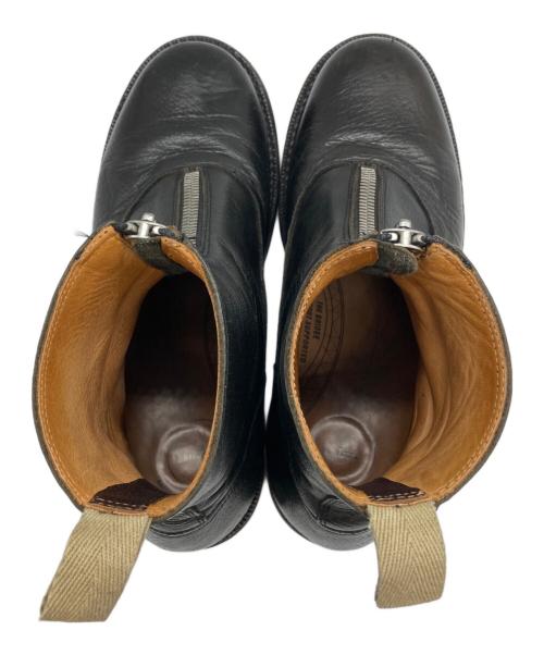 brother bridge（ブラザーブリッジ）BROTHER BRIDGE (ブラザーブリッジ) ALAN ジップアップブーツ ブラック サイズ:7の古着・服飾アイテム