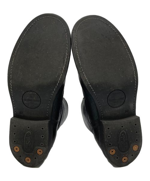 brother bridge（ブラザーブリッジ）BROTHER BRIDGE (ブラザーブリッジ) ALAN ジップアップブーツ ブラック サイズ:7の古着・服飾アイテム