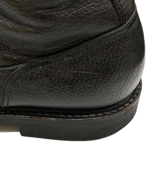 brother bridge（ブラザーブリッジ）BROTHER BRIDGE (ブラザーブリッジ) ALAN ジップアップブーツ ブラック サイズ:7の古着・服飾アイテム