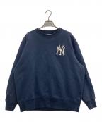 BEAMS×テーラー東洋ビームス×テーラートウヨウ）の古着「SUKA CREW SWEAT EMBROIDERED」｜ネイビー