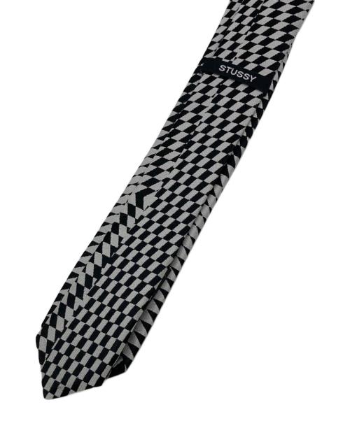 stussy（ステューシー）stussy (ステューシー) psychedelic silk jacquard tie ブラック サイズ:freeの古着・服飾アイテム