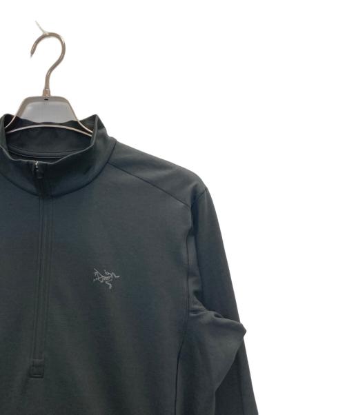 ARC'TERYX（アークテリクス）ARC'TERYX (アークテリクス) MOTUS AR ZIP NECK LS ブラック サイズ:Mの古着・服飾アイテム