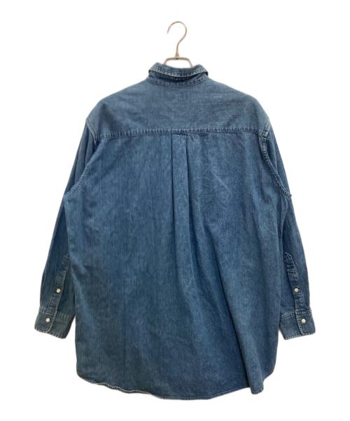 H BEAUTY&YOUTH（エイチ ビューティー&ユース）H BEAUTY&YOUTH (エイチ ビューティー&ユース) ビッグデニムシャツ インディゴ サイズ:SIZE　Mの古着・服飾アイテム