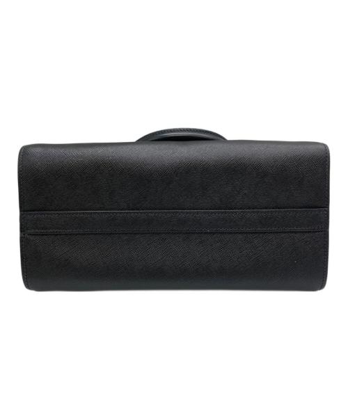 PRADA（プラダ）PRADA (プラダ) ガレリア サフィアーノレザー ミディアムバッグ ブラックの古着・服飾アイテム