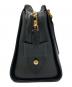 PRADA (プラダ) ガレリア サフィアーノレザー ミディアムバッグ ブラック：140000円