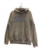 WIND AND SEAウィンダンシー）の古着「SULFER HOODIE」｜ブラウン