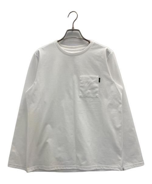 THE NORTH FACE（ザ ノース フェイス）THE NORTH FACE (ザ ノース フェイス) W's L/S Airy Relax Tee ホワイト サイズ:Ｌの古着・服飾アイテム