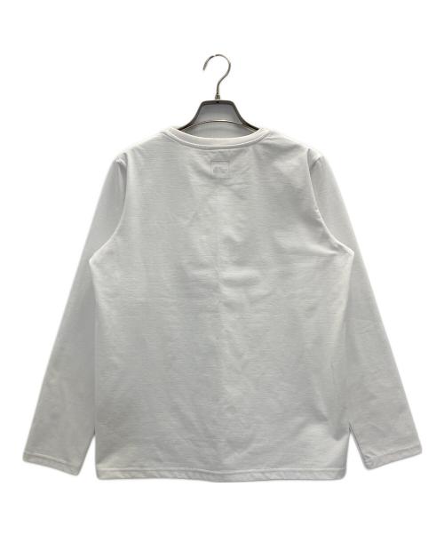 THE NORTH FACE（ザ ノース フェイス）THE NORTH FACE (ザ ノース フェイス) W's L/S Airy Relax Tee ホワイト サイズ:Ｌの古着・服飾アイテム