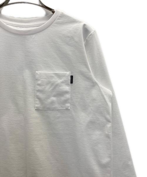 THE NORTH FACE（ザ ノース フェイス）THE NORTH FACE (ザ ノース フェイス) W's L/S Airy Relax Tee ホワイト サイズ:Ｌの古着・服飾アイテム