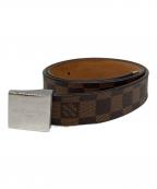 LOUIS VUITTONルイ ヴィトン）の古着「サンチュールキャレ」｜ブラウン