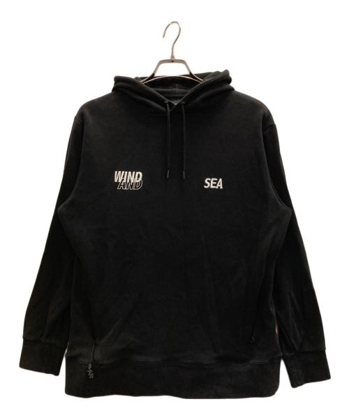 WIND AND SEA（ウィンダンシー）WIND AND SEA (ウィンダンシー) パーカー ブラック サイズ:Ｌの古着・服飾アイテム