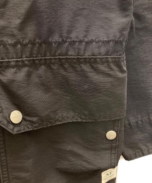 SASSAFRAS（ササフラス）SASSAFRAS (ササフラス) ナイロンジャケット ブラック サイズ:Sの古着・服飾アイテム