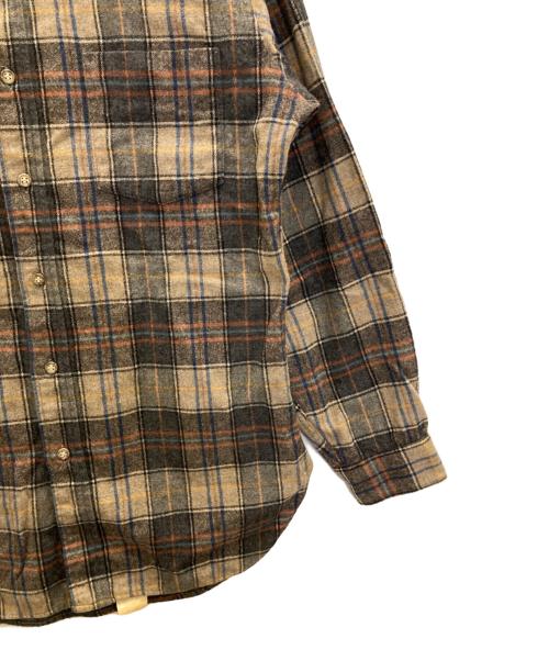 PENDLETON（ペンドルトン）PENDLETON (ペンドルトン) 70s wool check shirts ベージュ サイズ:Ｍの古着・服飾アイテム