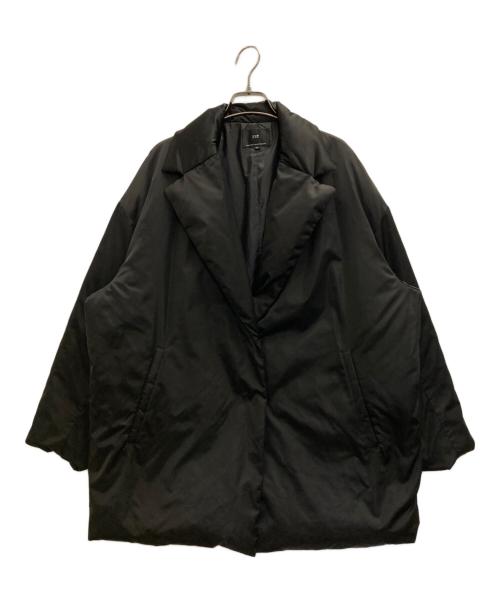 23区（ニジュウサンク）23区 (ニジュウサンク) ADS 襟付き ショートダウンジャケット ブラック サイズ:38の古着・服飾アイテム