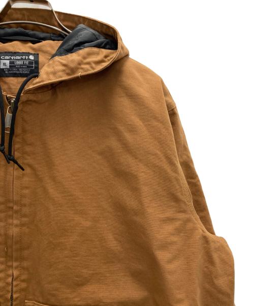 CarHartt（カーハート）CarHartt (カーハート) Washed Duck Insulated Active Jacket ブラウン サイズ:XLの古着・服飾アイテム