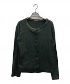 ISSEY MIYAKEイッセイミヤケ）の古着「ウールコットンカーディガン」｜グリーン