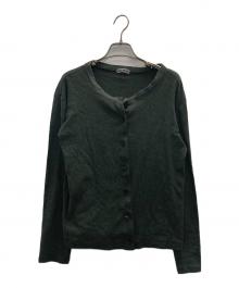 ISSEY MIYAKE（イッセイミヤケ）の古着「ウールコットンカーディガン」｜グリーン