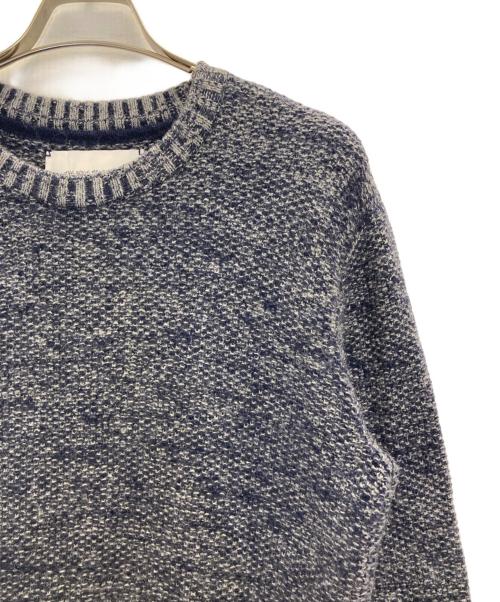 THE INOUE BROTHERS（イノウエブラザーズ）THE INOUE BROTHERS (イノウエブラザーズ) ロイヤルアルパカクルーネックセーター ネイビー サイズ:Ｓの古着・服飾アイテム