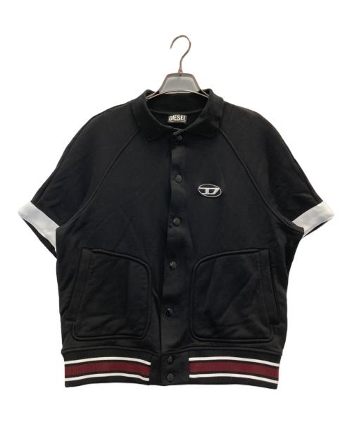 DIESEL（ディーゼル）DIESEL (ディーゼル) S-BOLINハーフスリーブスウェットシャツ ブラック サイズ:Ｓの古着・服飾アイテム