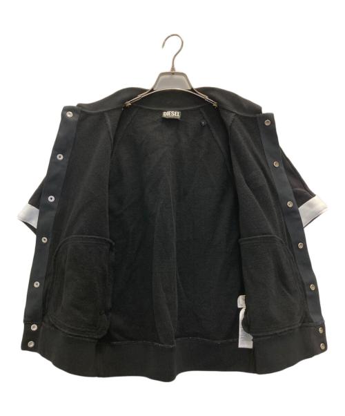 DIESEL（ディーゼル）DIESEL (ディーゼル) S-BOLINハーフスリーブスウェットシャツ ブラック サイズ:Ｓの古着・服飾アイテム