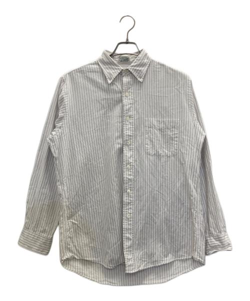 L.L.Bean（エルエルビーン）L.L.Bean (エルエルビーン) ストライプBDシャツ ホワイト×レッド サイズ:15　1/2の古着・服飾アイテム
