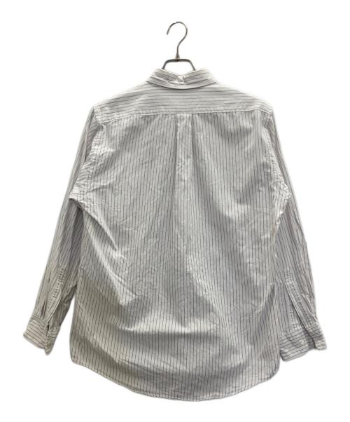 L.L.Bean（エルエルビーン）L.L.Bean (エルエルビーン) ストライプBDシャツ ホワイト×レッド サイズ:15　1/2の古着・服飾アイテム