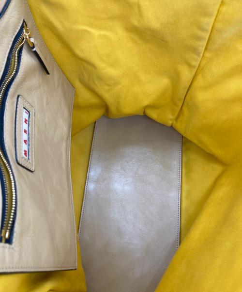 MARNI（マルニ）MARNI (マルニ) タンブルドカーフスキン MUSEO SOFT ベージュの古着・服飾アイテム