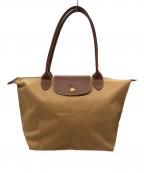 LONGCHAMPロンシャン）の古着「舟型トートバッグ」｜ベージュ