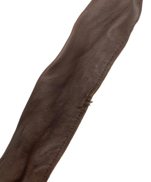 BOTTEGA VENETA（ボッテガベネタ）BOTTEGA VENETA (ボッテガベネタ) イントレチャートショルダーバッグ ブラウンの古着・服飾アイテム