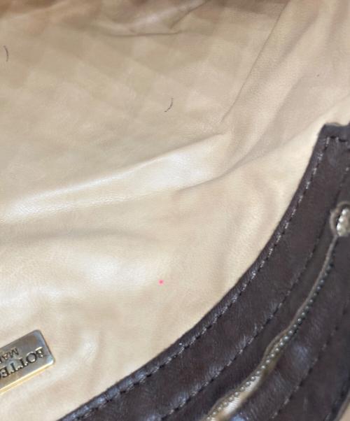 BOTTEGA VENETA（ボッテガベネタ）BOTTEGA VENETA (ボッテガベネタ) イントレチャートショルダーバッグ ブラウンの古着・服飾アイテム