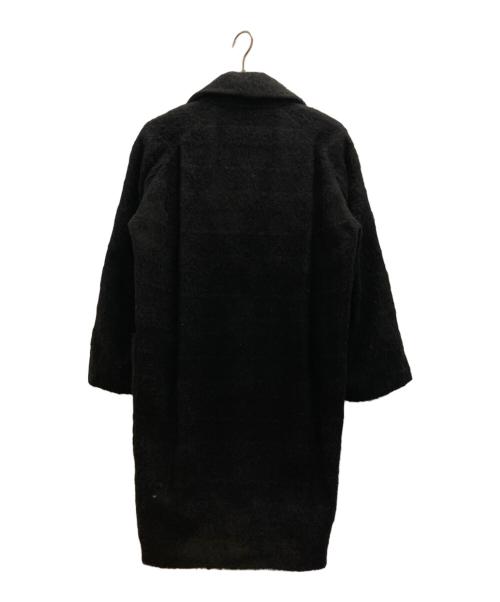 DSQUARED2（ディースクエアード）DSQUARED2 (ディースクエアード) シャギーチェスターコート ブラック サイズ:40の古着・服飾アイテム