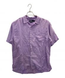 POLO RALPH LAUREN（ポロ・ラルフローレン）の古着「CALDWELL OPENCOLLAR S/S SHIRTS」｜ラベンダー