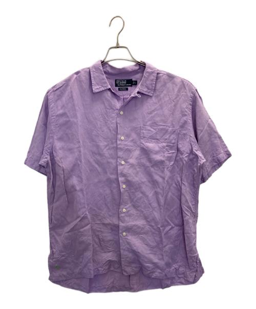 POLO RALPH LAUREN（ポロ・ラルフローレン）POLO RALPH LAUREN (ポロ・ラルフローレン) CALDWELL OPENCOLLAR S/S SHIRTS ラベンダー サイズ:SIZE Lの古着・服飾アイテム