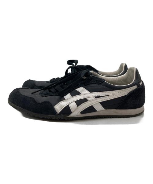 Onitsuka Tiger（オニツカタイガー）Onitsuka Tiger (オニツカタイガー) ローカットスニーカー ブラック サイズ:24.5㎝の古着・服飾アイテム