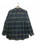 INDIVIDUALIZED SHIRTS (インディビジュアライズドシャツ) B/C コットンブラックワッチチェックネルシャツ グリーン サイズ:表記無し：5000円