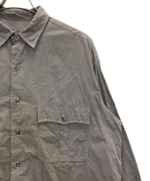 Porter Classic（ポータークラシック）Porter Classic (ポータークラシック) ROLL UP SHIRT ブラック サイズ:Ｌの古着・服飾アイテム