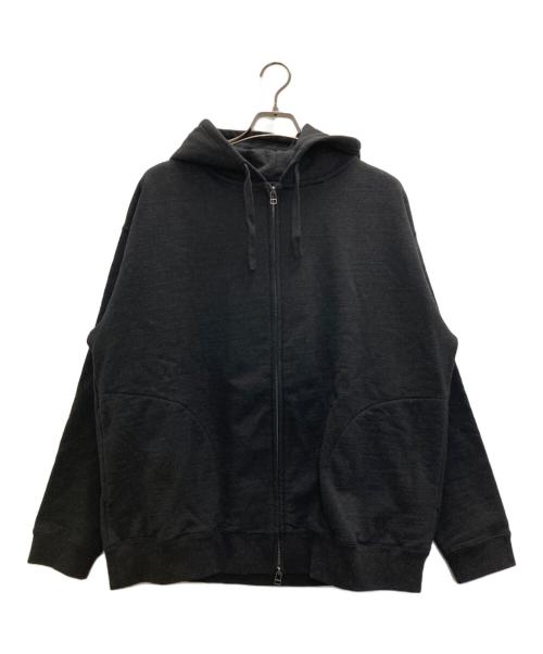 Snow peak（スノーピーク）snow peak (スノーピーク) Recycled Cotton Zip Up Parka ブラック サイズ:Ｌの古着・服飾アイテム