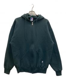 RUSSELL ATHLETIC（ラッセルアスレチック）の古着「90s FULL ZIP PARKA」｜グリーン