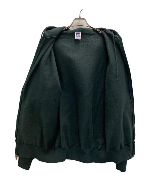 RUSSELL ATHLETIC（ラッセルアスレチック）RUSSELL ATHLETIC (ラッセルアスレチック) 90s FULL ZIP PARKA グリーン サイズ:Ｌの古着・服飾アイテム