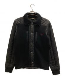 ARMANI JEANS（アルマーニジーンズ）の古着「切替ジャケット」｜ブラック